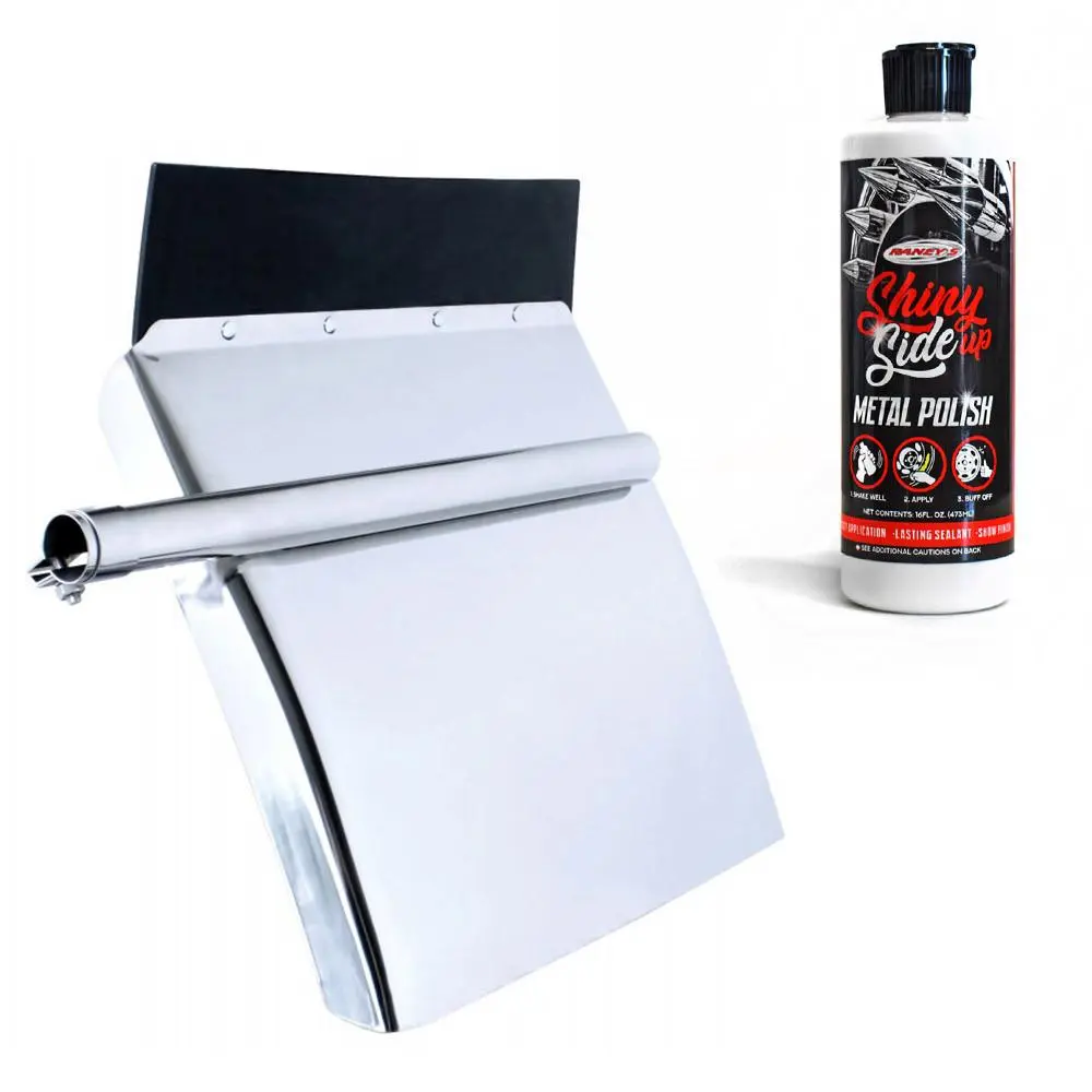 Raney's 24" Stainless Steel Quarter Fenders and Metal Polish Bundle