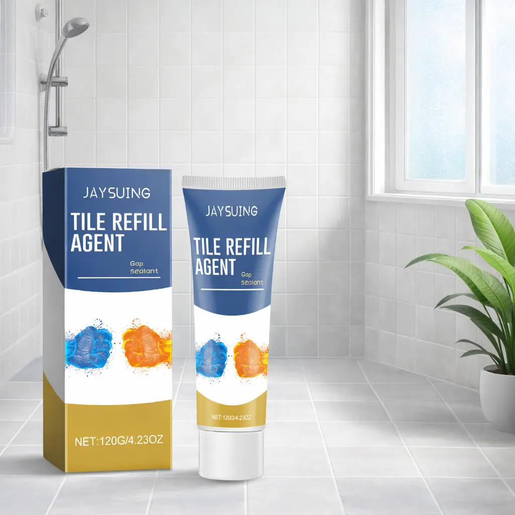 JAYSUING Tile Grout Sealer 120ml – Waterproof & Mold Resistant Gap Filler for Kitchen & Bathroom, Floor & Wall Repair