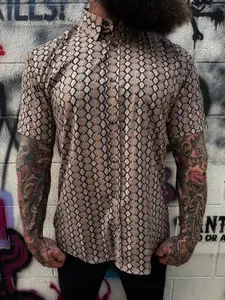 ESSENTIAL RATTLESNAKE PEARL SNAP BUTTON UP