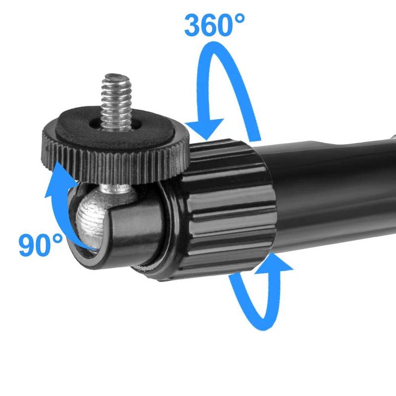 Thundeal TDA6W TD80W HY320 HY300Pro Projector Ceiling Mount Wall Holder 40cm 60cm 80cm 1/4 6mm Black Aluminum Projector Hanger Adjustable Mount Bracket