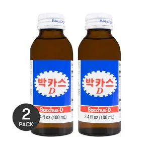Bacchus-D Energy Drink 100ml - Korean Functional Beverage for Energy Boost | 2 Pack