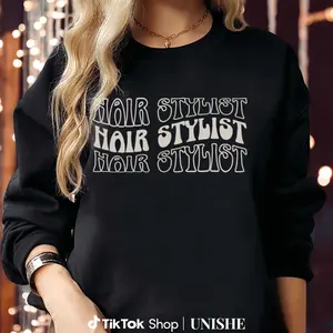 Retro Hair Stylist Long Sleeve Sweatshirt – Perfect Graduation Gift for Licensed Hairdressers
