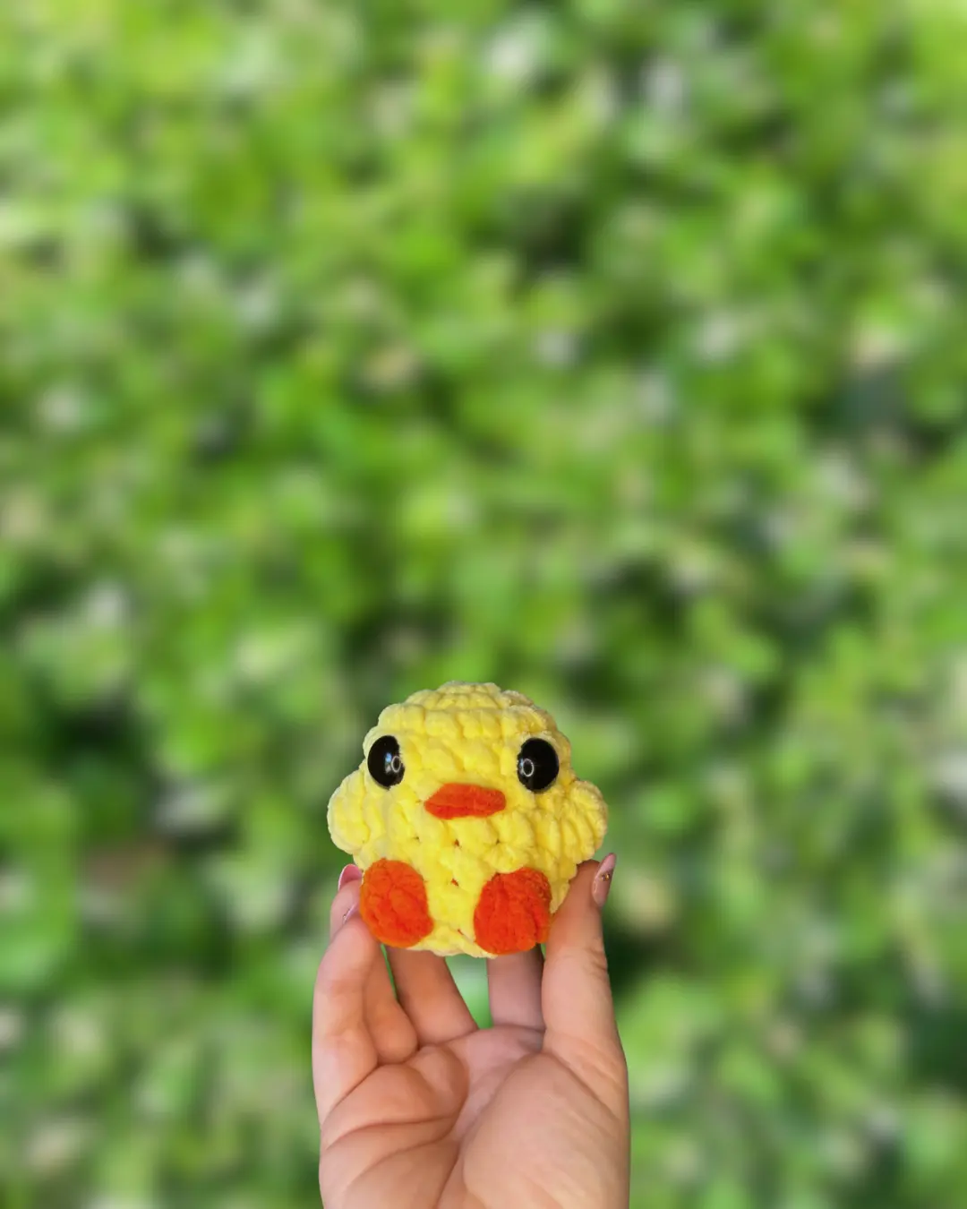 handmade crocheted - mini duck