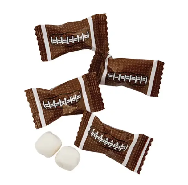 14 oz. Football Wrapped Classic Buttermints - 108 Pc.