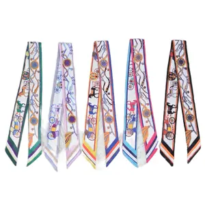 Luxury Women's Scarf Bag Charm Set - Fashionable Bag Scarf Accessory charms