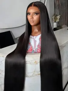 30 Inch Long Straight Wigs for Women, Gorgeous Fluffy Wigs, Synthetic Lace Front Wigs for Party, Daily Use