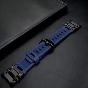 Rubber Watchband For Samsung Galaxy Watch 8 Classic 46mm Luxury Silicone Strap For GALAXY Watch 8 40mm 44mm Sports Men Bracelet Smart Watch Strap