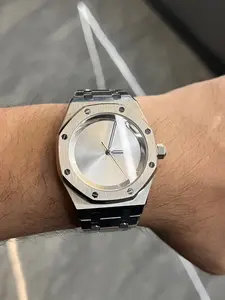 Men's Stainless Steel Dark Knight Black Watch with Luminous Display, Minimalist Trendy Style, Gift Box Packaging, Perfect Gift for Him, Stainless Steel Watches