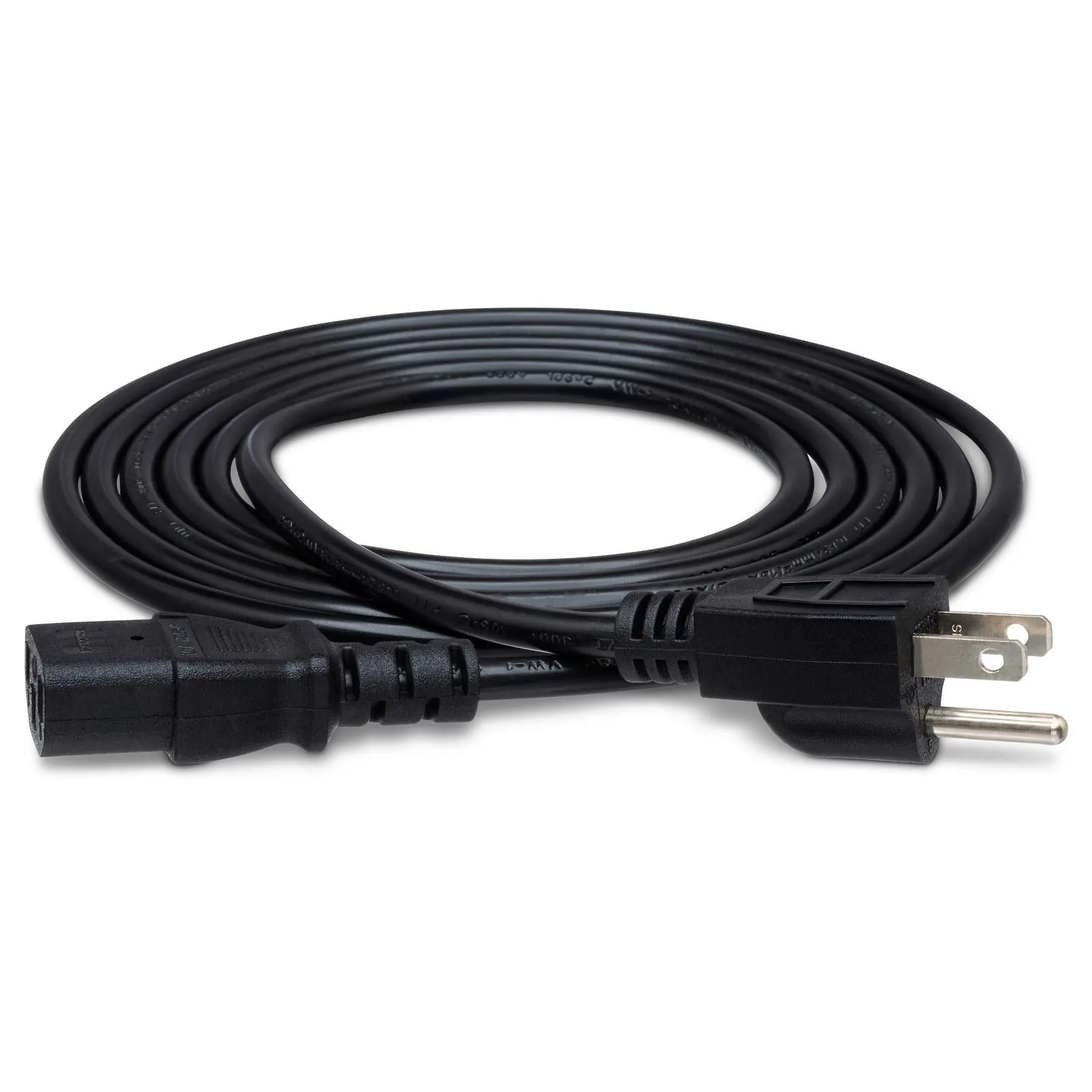 Hosa Power Cord IEC C13 to NEMA 5-15P (8ft)