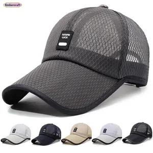 Sporty Mesh Baseball Cap for Men & Women - Lightweight, Quick-Dry, Ventilated Design for Running & Gym Workouts, Sporty Chic