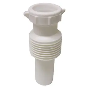212 MAIN 1.25 in. White PVC Flexible Slip Joint Tailpiece, Flexible Pipe