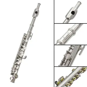 Professional C Key Flute, High-Quality Brass Material, 16-Hole E Key Design, Ideal for Musicians & Enthusiasts, Durable Musical Instrument