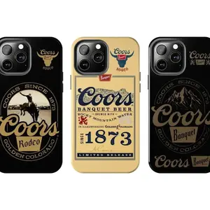 Trendy Vintage Coors Banquet Since 1873 Phone Case Compatible with iPhone 7, 8, X, 11, 12, 13, 14, 15, 16 17