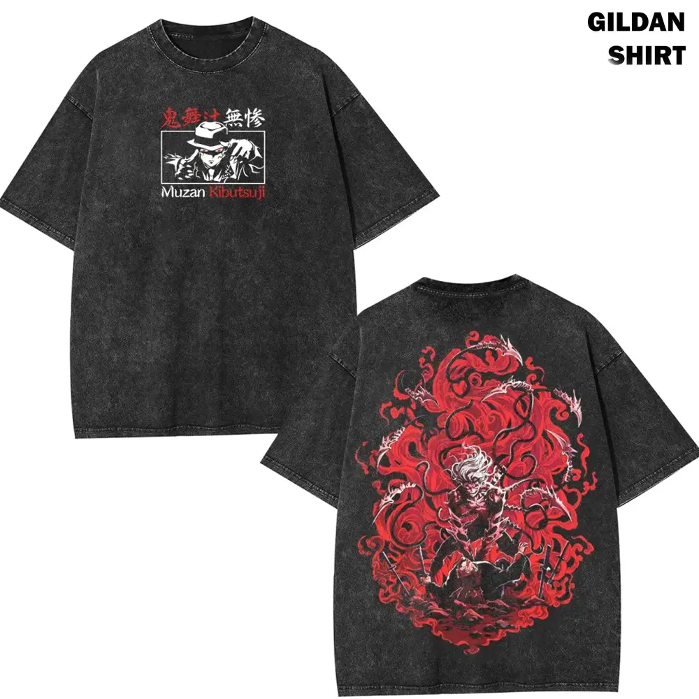 Muzan Kibutsuji Shirt, Dem0n Sl*ayer Vintage T-shirt, Gift For Men, Gift For Women, Crew Neck T-shirt, Trending T-shirt