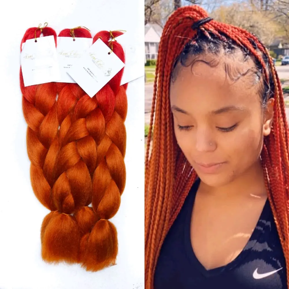 Blood Orange Braiding Hair Blood Orange Braiding Hair
