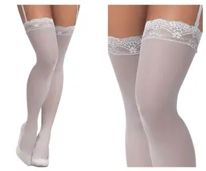 Mesh Thigh High Stockings