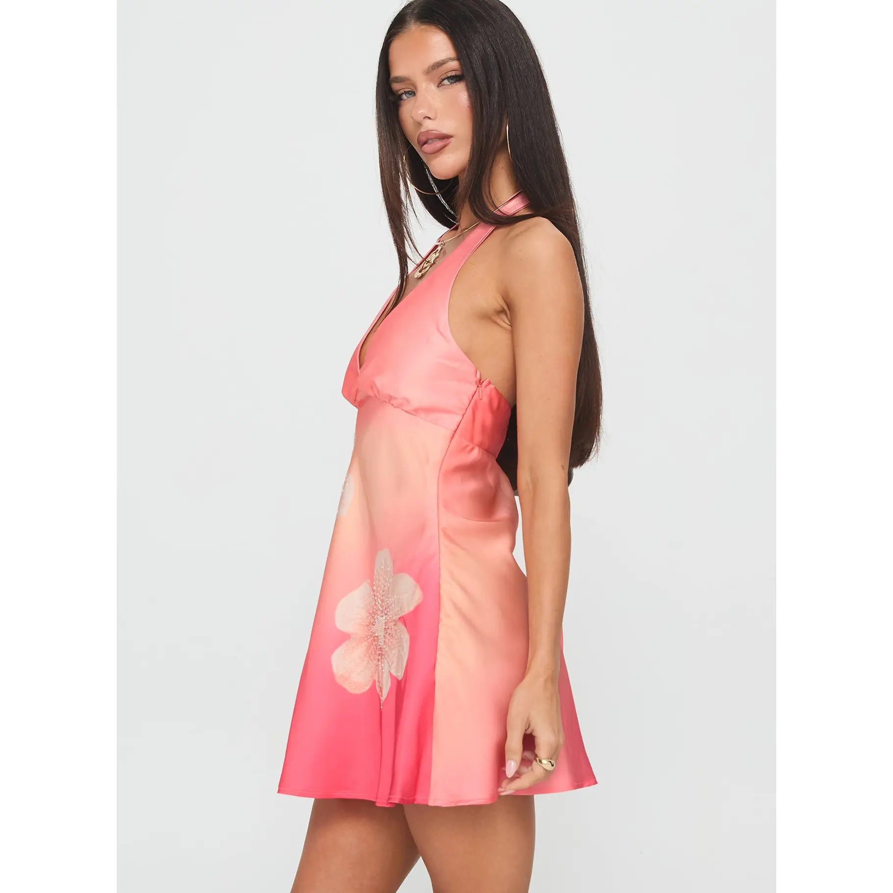 Laleisa Beaded Halter Mini Dress Multi - TikTok Shop Laleisa Beaded Halter Mini Dress Multi - TikTok Shop