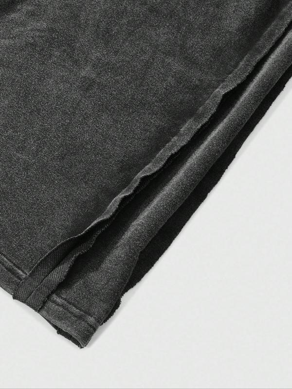 Unisex Gothic Street Style Wide Leg Pants, Dark Angel Cross Graphic Casual Long Pants, Pure Cotton Fitted Bottoms for All Seasons