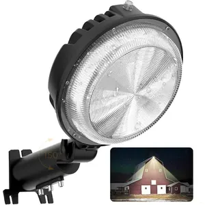LED Barn Light, 150W 20000LM Yard Area Lights  Outdoor Lighting with Upgraded Photocell 4000K Adjustable Angle Neutral Light IP66  Street Lights for /Farmhouse/Garage
