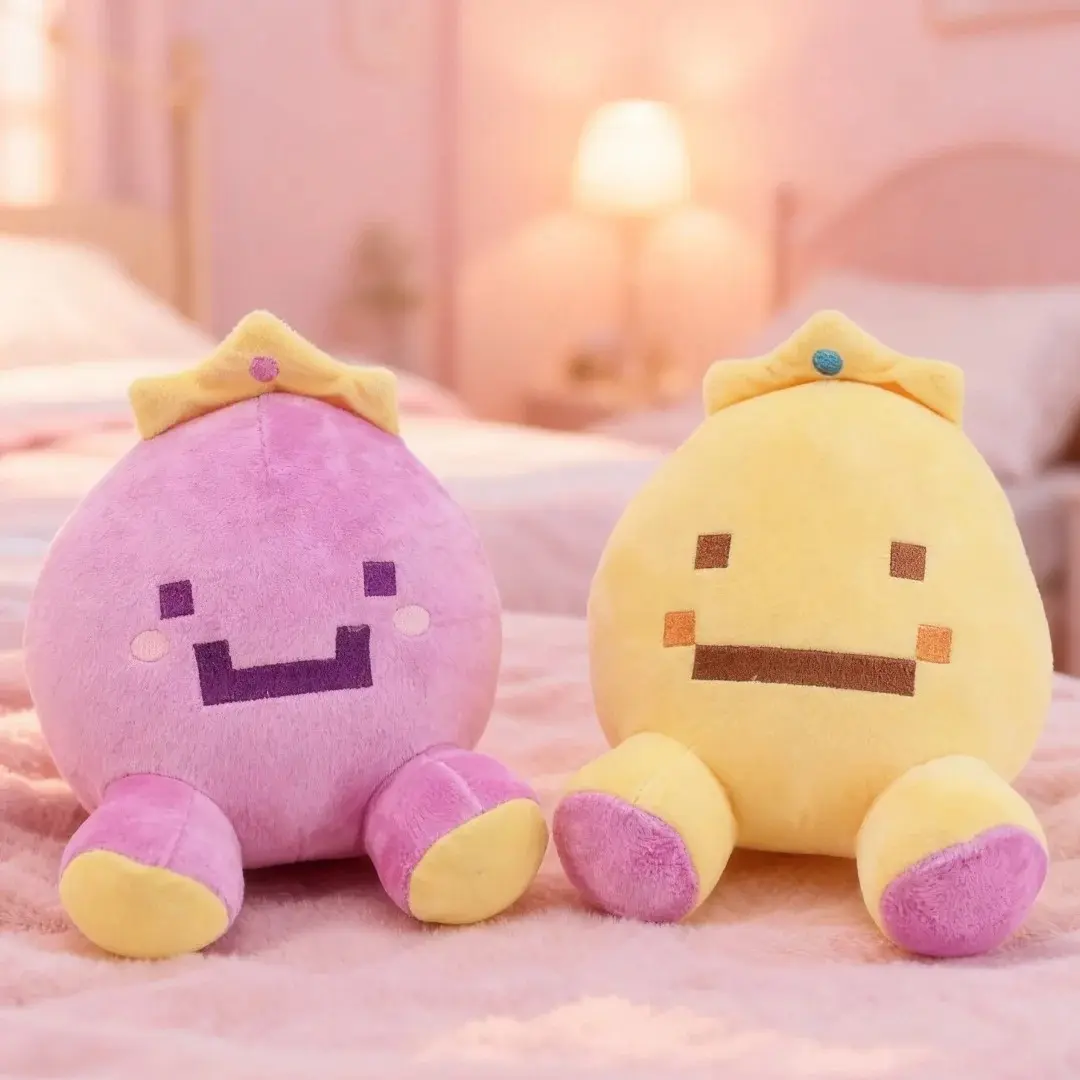 Wemmbu & Zam Soft Plush Toy, Game Peripheral Stuffed Animal, Collectible Birthday Gift for Kids & Fans (Toys & Hobbies, Classic & Novelty, Stress Relief)