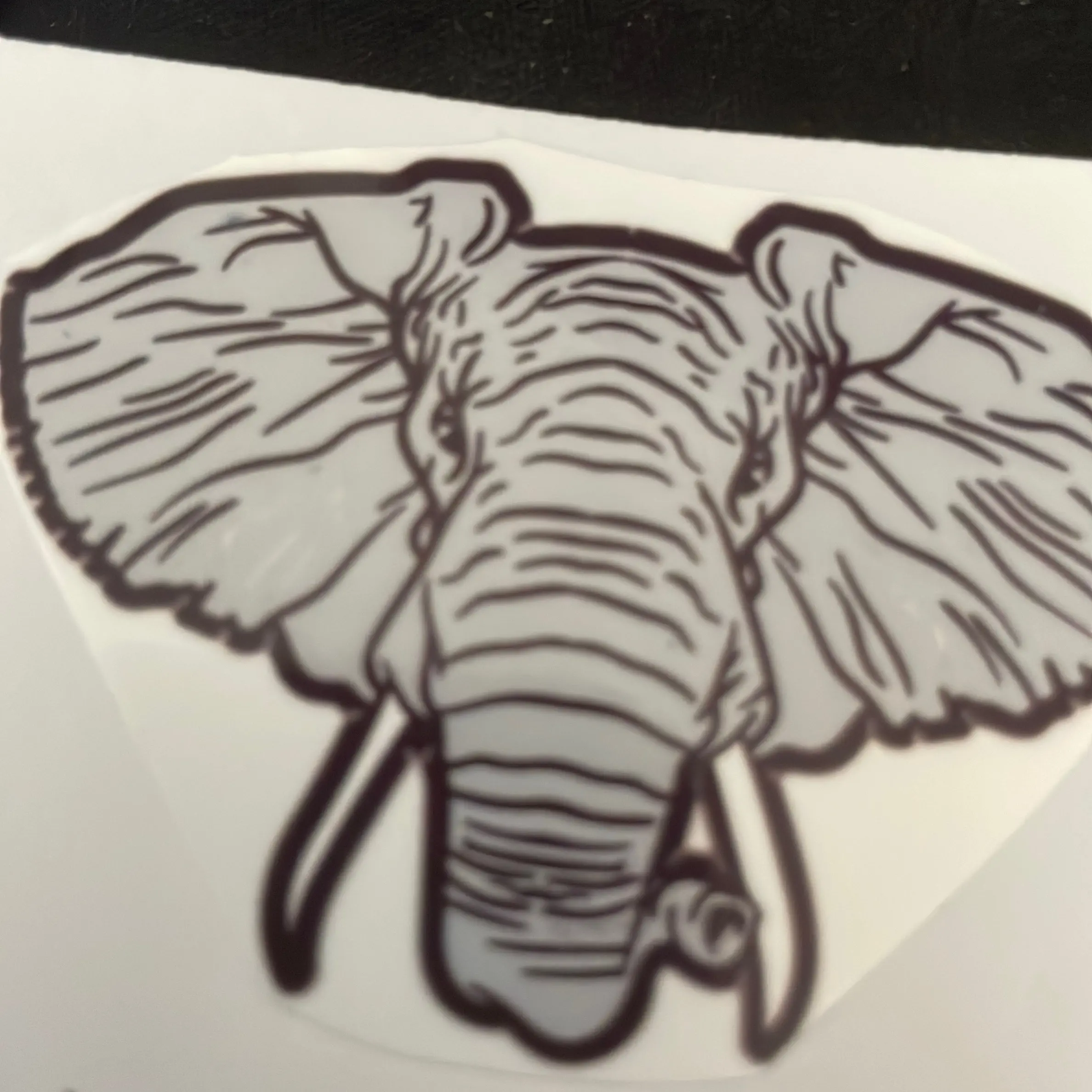 Elephant sticker