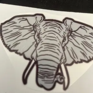 Elephant sticker
