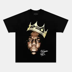 The Notorious B.I.G Rap Legend Classic Graphic Tee – Hip Hop Icon Fan Tee, Rap Music Shirt