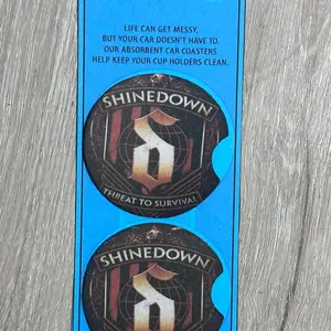 Car coaster Shinedown stocking  stuffers