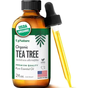Organic Tea Tree Oil - 100% Pure Tea Tree Oil for Skin, Hair, Toenail, 2oz skin tightening shave serum body massage lotion Cosmetic
