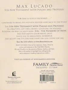 USED-Max Lucado 3:16 New Testament with Psalms and Proverbs [Blue] by Max Lucado (Unknown)