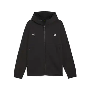 PUMA Mens Scuderia Ferrari Style Sweat Jacket Athletic Outerwear Casual - Black
