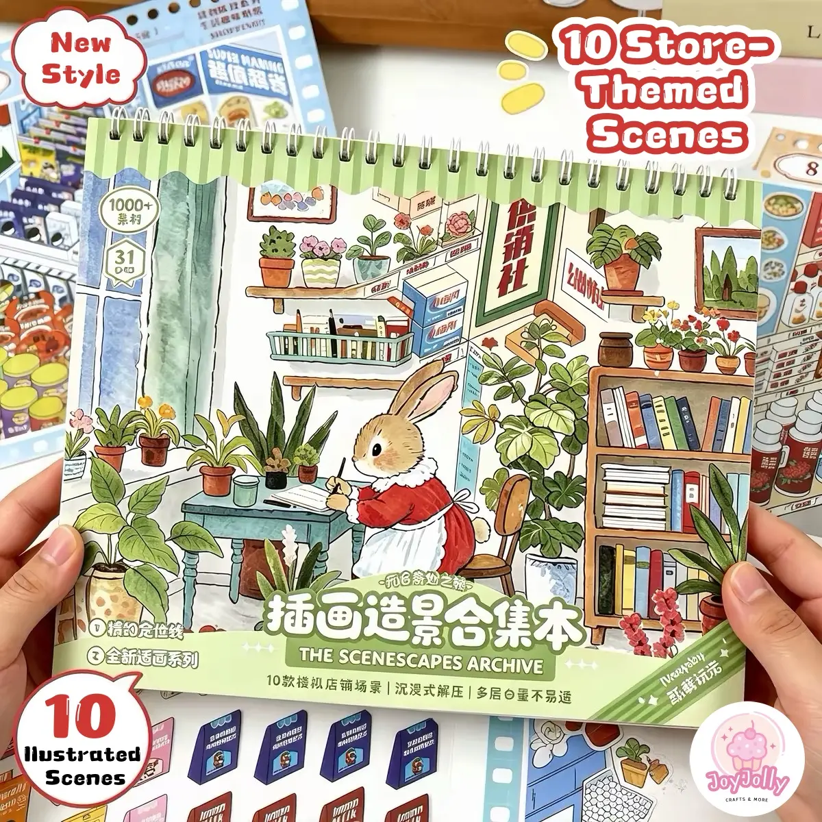 JoyJolly LEPLLANSE Bunny's Daily Life Collection Book