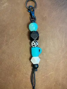 Cow n Coffee Keychain