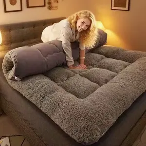 Mattress Topper, Pad Thickness: <3cm, Roll Up Mattress 1000gsm, Soft, Foldable & Breathable, Thick Tatami Mat Sleeping Pad, Sleeping Pad For Floor, Guest, Bed, Sofa, Roll Up Camping Mattress, Ideal Gift For Christamas Thanksgiving, New Year Bedroom Decor