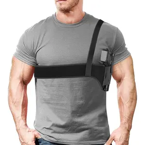 Shoulder Holster - Underarm Deep Concealment All Pistols, Ambidextrous Design,Deep Hidden Carry Belly Band Holster - for Women & Men, Comfortable Concealed Carry Belly Band, I9MM 380 Glock 17 19 26 43x 1911 vnsh fn reflex holster