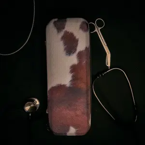 Cow Print Stethoscope Case