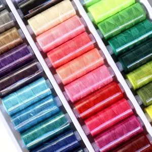 39 Color Sewing Thread Set, High Strength Polyester Fiber, Durable & Vibrant Colors, Perfect for DIY Projects, Handmade Crafts &, Creative Sewn Embroidery