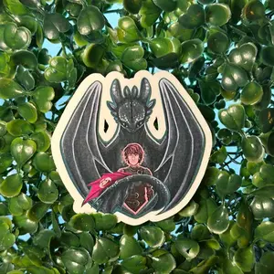 Viking Chief & Dragon STICKER