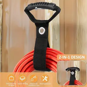 Extension Cord Storage Strap Reusable Garden Hose Tie Straps Heavy Duty Storage Straps For Garden Hoses Pool Hose Garage Wall