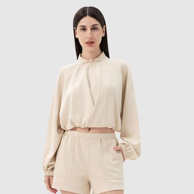 Cropped Wrap Jacket
