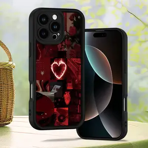 Creative Rose Flower Painted Phone Case, Thick Full-Body Protection, Shockproof And Drop-Resistant TPU Soft Protective Cover, a Gift for Both Men And Women for Birthdays Or Holidays, Compatible with Iphone 15, 14, 13, 12, 11, XS, XR, X, 7, 8,