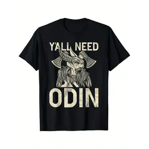 men gifts Y All Need Odin Viking T-Shirt