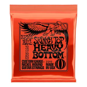 Ernie Ball Skinny Top Heavy Slinky Nickel Wound Electric Guitar Strings 10-52