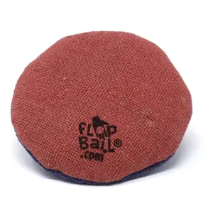 Flop Ball Handsack — Hacky Sack (footbag) for Your Hands | Blue & Red Hemp