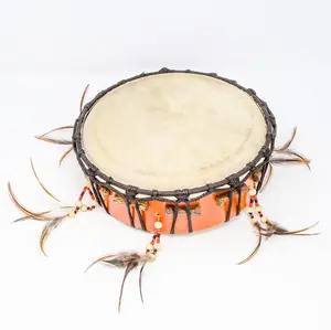 Terre Shaman drum Frame drum goat skin, round, decorative 10 13 16 inch Diameter