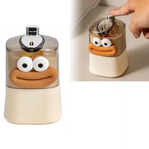Cute Cartoon Character Toothpick Holder, Automatic Pop-Up Toothpick Dispenser, Kitchen Restaurant Hotel Universal Toothpick Organizer