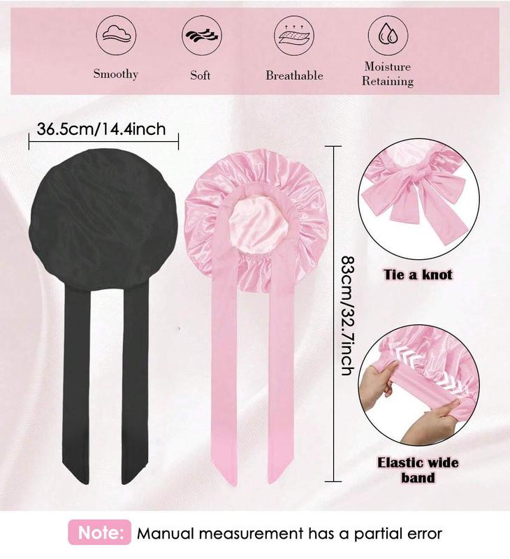 New Double Layer Satin Adjustable Bonnet with Tie Band forSleeping Satin Lined Silk Skin Friendly Bonnets for womenNatural Curly Hair Ladies' Gift HaircareHeatless New Double Layer Satin Adjustable Bonnet with Tie Band forSleeping Satin Lined Silk Skin Friendly Bonnets for womenNatural Curly Hair Ladies' Gift HaircareHeatless