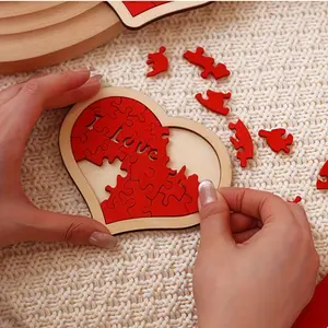 [Valentine's Day ]Unique Wooden Love Puzzle – Romantic Valentine's Day Gift for Men & Women, A Special Jigsaw Game to Stand Out in Love Celebrations Romantic & Distinctive Choice valentines gift for bf