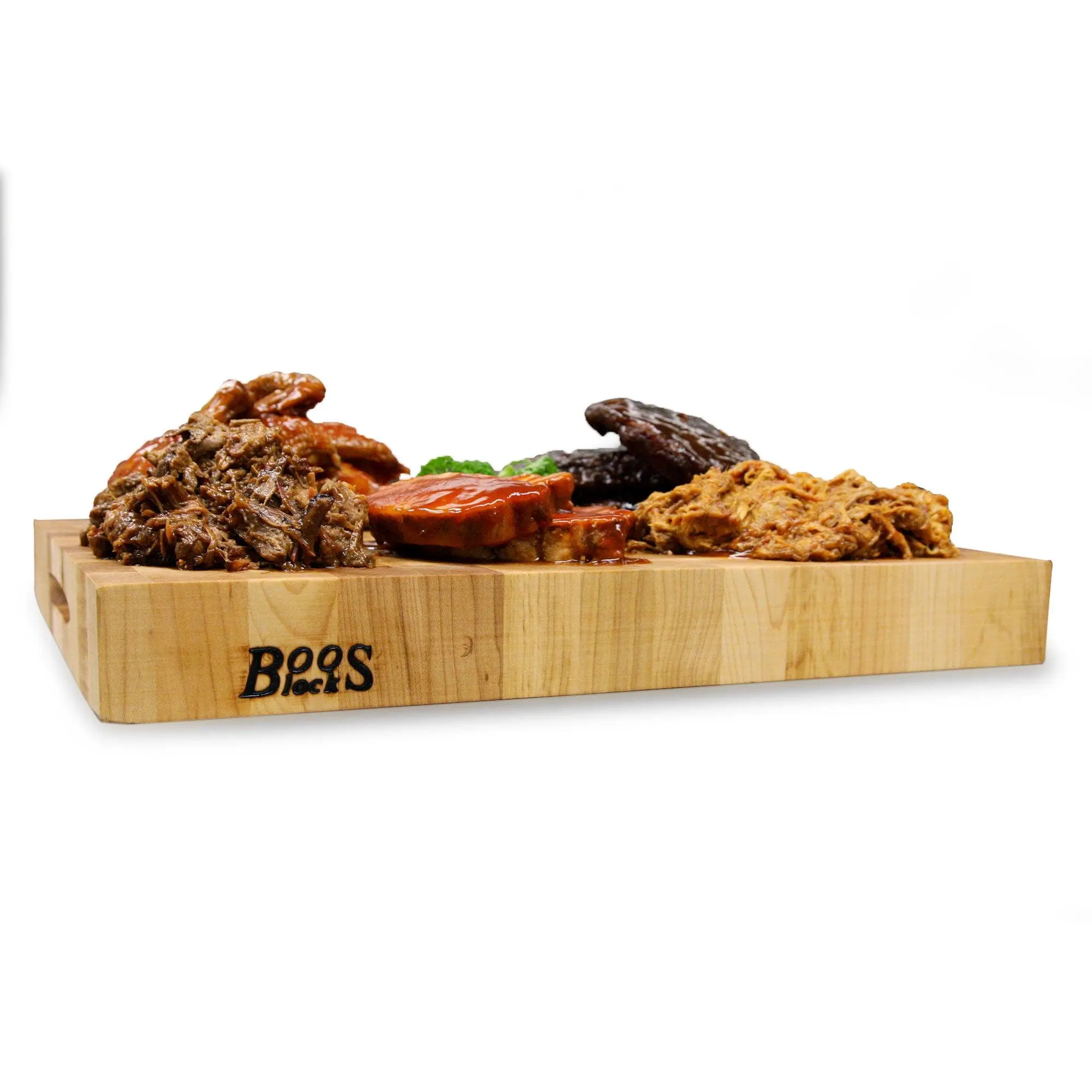 John Boos Large Maple Wood End Grain Cutting Board for Kitchen 20" x 15" x 2.25"