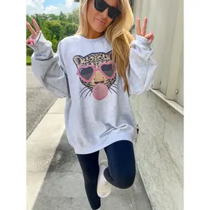 Leopard Bubblegum Graphic Top